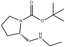 2(S)-1-BOC-2-乙胺基甲基吡咯烷 结构式