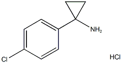 1-(4-氯苯基)环丙胺盐酸盐, 1009102-44-6, 结构式