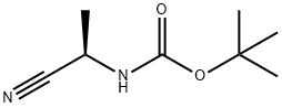 Carbamic acid, [(1R)-1-cyanoethyl]-, 1,1-dimethylethyl ester (9CI) Struktur