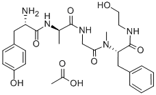 DAGO ACETATE SALT, 100929-53-1, 结构式