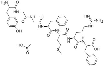 METHIONINE ENKEPHALIN-ARG-PHE ACETATE SALT Structure