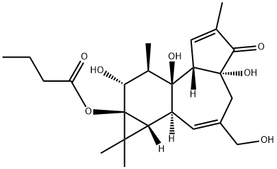 PHORBOL 13-BUTYRATE, 4BETA Structure