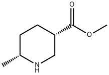 (3S,6R)-6-甲基-3-哌啶甲酸甲酯, 1009376-79-7, 结构式