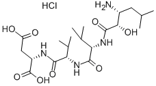 アマスタチン塩酸塩 化学構造式