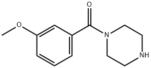 1-(3-甲氧基苯甲酰基)哌嗪 CF3COOH, 100939-89-7, 结构式