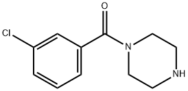 (3-CHLORO-PHENYL)-PIPERAZIN-1-YL-METHANONE 化学構造式