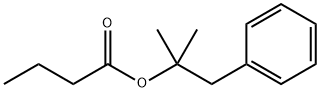 Benzyldimethylcarbinyl butyrate Structure