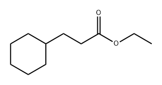 3-シクロヘキシルプロピオン酸エチル 化学構造式