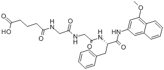 N-GLUTARYL-GLY-PHE 4-METHOXY-BETA-NAPHTHYLAMIDE Structure