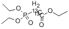 TRIETHYL PHOSPHONOACETATE-13C2 Structure