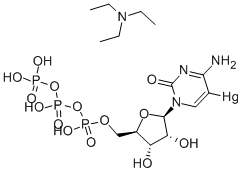5-MERCURICYTIDINE 5'-TRIPHOSPHATE CARBONATE TRIETHYLAMMONIUM SALT|5-MERCURICYTIDINE 5'-TRIPHOSPHATE CARBONATE TRIETHYLAMMONIUM SALT