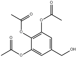 3,4,5-TRIACETOXYBENZYL ALCOHOL Structure