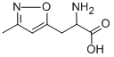 3-(3-甲基-5-异恶唑基)丙氨酸 结构式