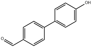 4-(4-Hydroxyphenyl)benzaldehyde Struktur