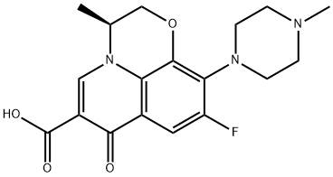 レボフロキサシン 化学構造式