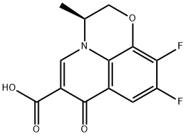 レボフロキサシンカルボン酸 化学構造式