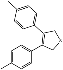 3,4-DI-P-TOLYL-2,5-DIHYDRO-THIOPHENE Structure