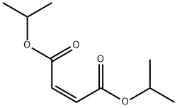 (Z)-2-ブテン二酸ジイソプロピル 化学構造式
