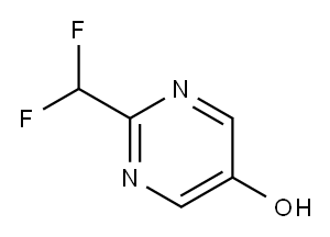 5-Pyrimidinol, 2-(difluoromethyl)- (9CI) Structure