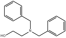N,N-ジベンジル-2-アミノエタノール 化学構造式