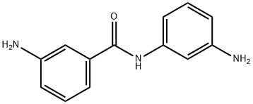 3-アミノ-N-(3-アミノフェニル)ベンズアミド 化学構造式