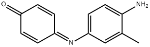 4-[(4-amino-3-methylphenyl)imino]cyclohexa-2,5-dien-1-one ,101-15-5,结构式