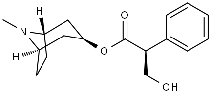 L-ヒヨスチアミン 化学構造式