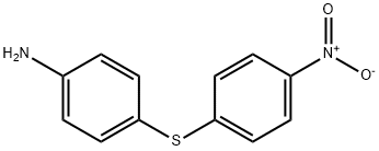 4-氨基-4'-硝基二苯硫醚 结构式