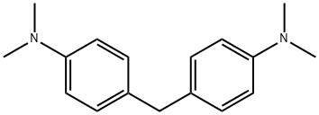 ビス[4-(ジメチルアミノ)フェニル]メタン 化学構造式