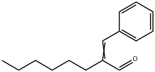 α-ヘキシルシンナムアルデヒド 化学構造式