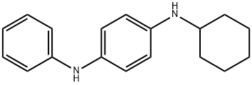 N-フェニル-N'-シクロヘキシル-1,4-ベンゼンジアミン 化学構造式