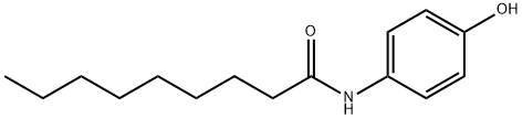 N-(4-hydroxyphenyl)nonan-1-amide Struktur