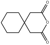 1,1-シクロヘキサン二酢酸無水物 化学構造式