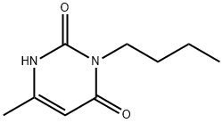 3-Butyl-6-methyl-2,4(1H,3H)-pyrimidinedione Structure