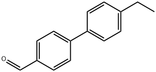 4'-エチル-1,1'-ビフェニル-4-カルボアルデヒド 化学構造式