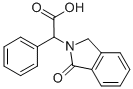 (1-OXO-1,3-DIHYDRO-2H-ISOINDOL-2-YL)(PHENYL)ACETIC ACID 化学構造式
