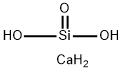 硅酸（H2SiO3），钙盐（1：1）, 10101-39-0, 结构式