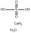 Calcium sulfate dihydrate  Struktur