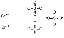 Chromic sulfate Structure