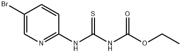 ethyl {[(5-bromopyridin-2-yl)amino]carbonothioyl}-carbamate Structure