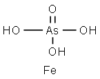 砷酸铁, 10102-49-5, 结构式