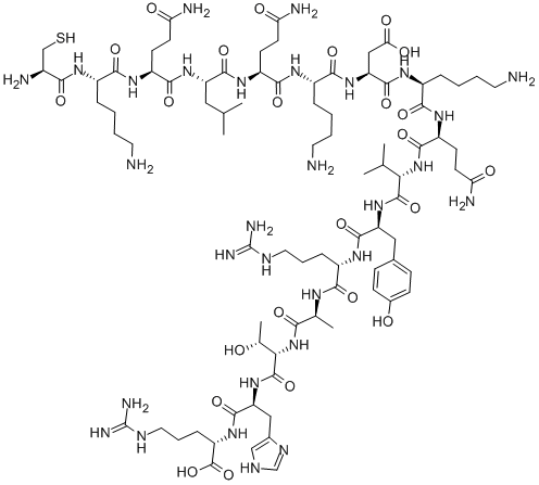 (CYS0)-ADENYLATE CYCLASE-STIMULATING G-ALPHA PROTEIN (28-42) Structure