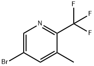 5-BROMO-3-METHYL-2-(TRIFLUOROMETHYL)PYRIDINE 结构式