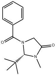 (2S)-(+)-1-BENZOYL-2-TERT-BUTYL-3-METHYL-4-IMIDAZOLIDINONE Struktur