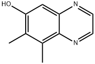6-Quinoxalinol,  7,8-dimethyl- Struktur