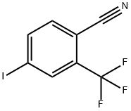 2-氰基-5-碘三氟甲苯, 101066-87-9, 结构式