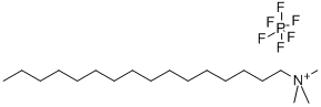 N-HEXADECYLTRIMETHYLAMMONIUM HEXAFLUOROPHOSPHATE Structure