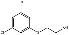 3,5-ジクロロフェニルチオエタノール 化学構造式