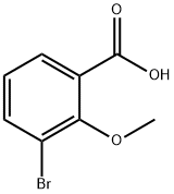 3-Bromo-2-methoxybenzoic acid Struktur