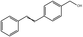 TRANS-4-スチルベンメタノール 化学構造式